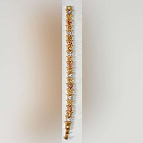 Tri-Tone Mickey Mouse Yellow Gold, White Gold, and Rose Gold Bracelet 🤩 - Picture 8 of 10